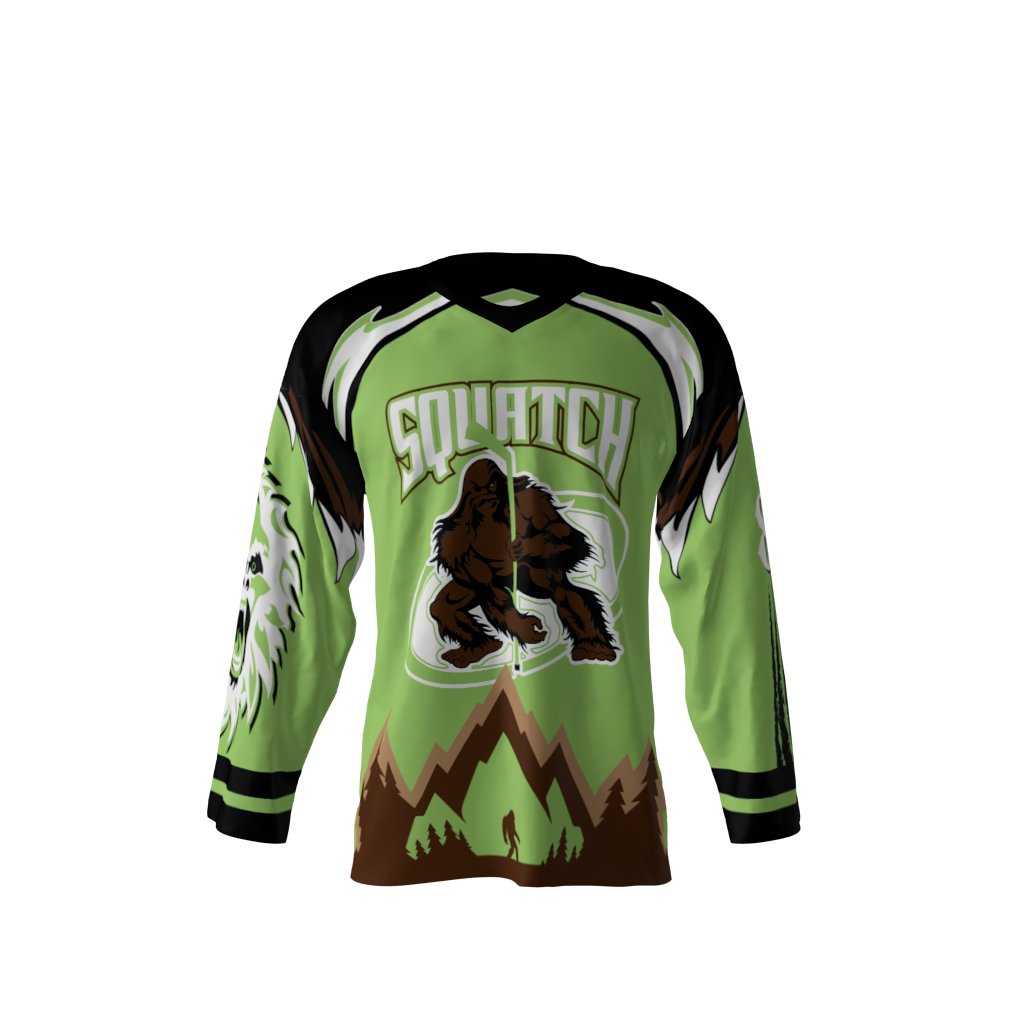Squatch Green Hockey Jersey