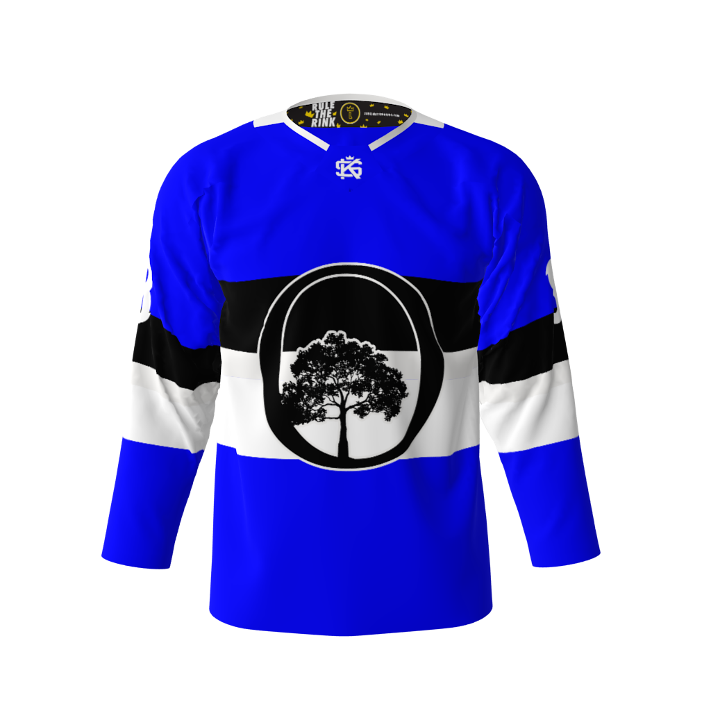 Oakscum Blue Hockey Jersey