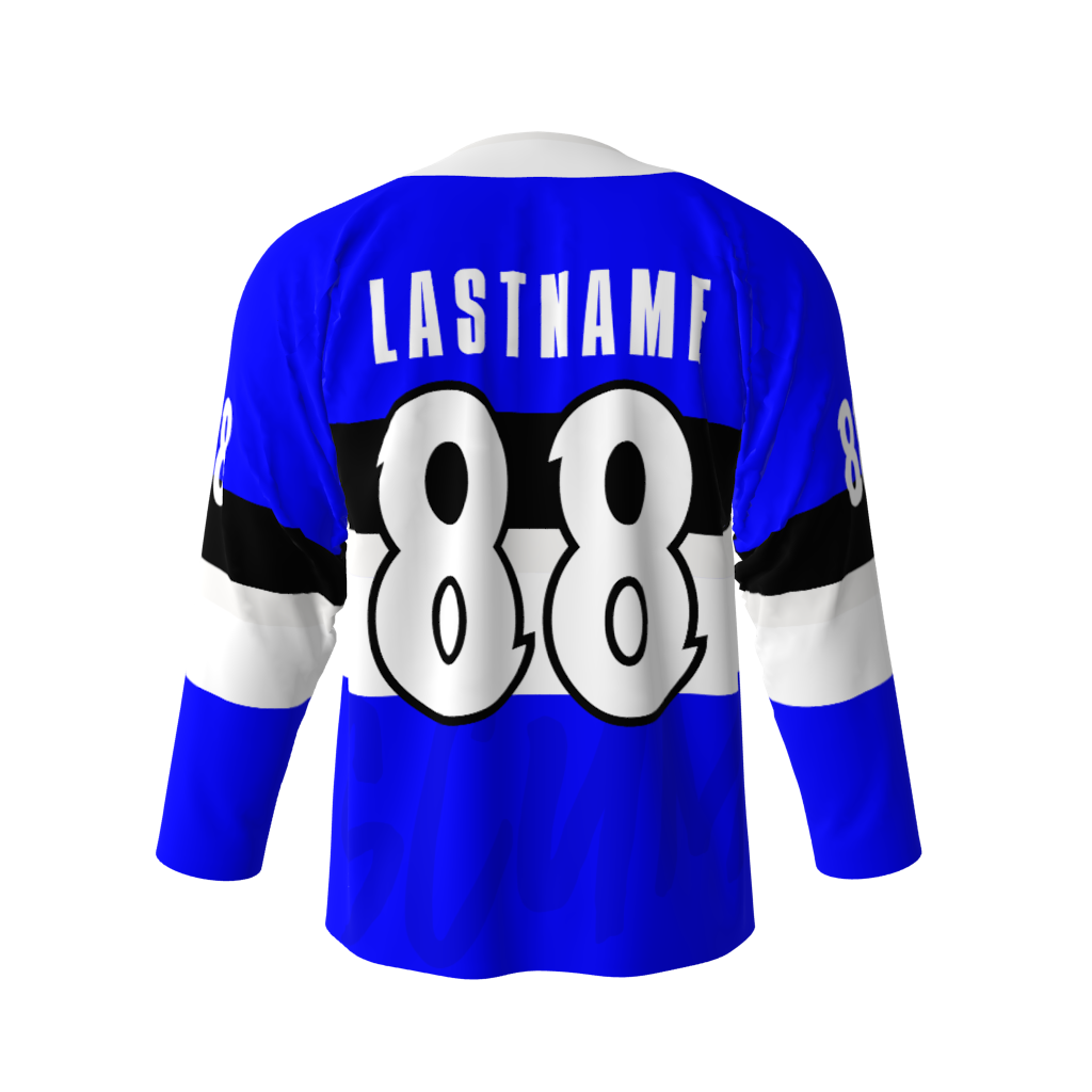 Oakscum Blue Hockey Jersey - Image 3