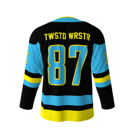 Twisted Wrister Black Hockey Jersey - Image 3