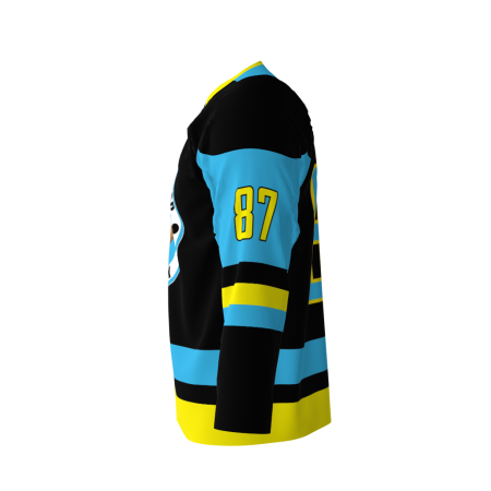 Twisted Wrister Black Hockey Jersey - Image 2