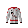 Fire White Hockey Jersey