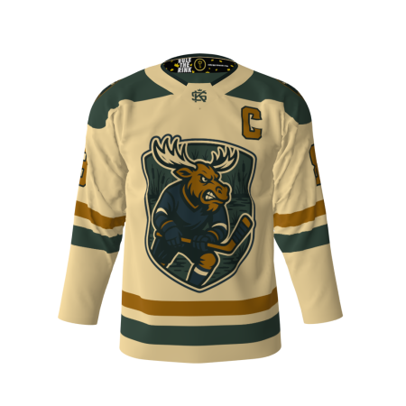 Swamp Donkeys Tan Hockey Jersey