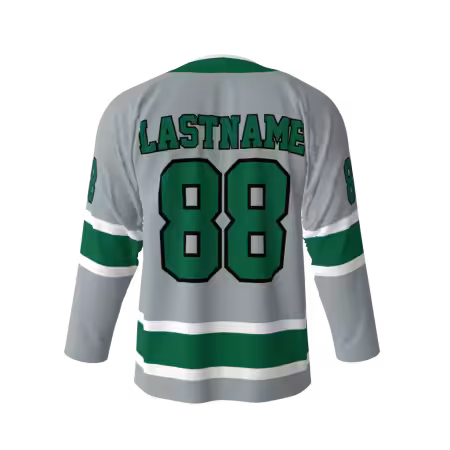 Wolverines Gray Hockey Jersey - Image 3