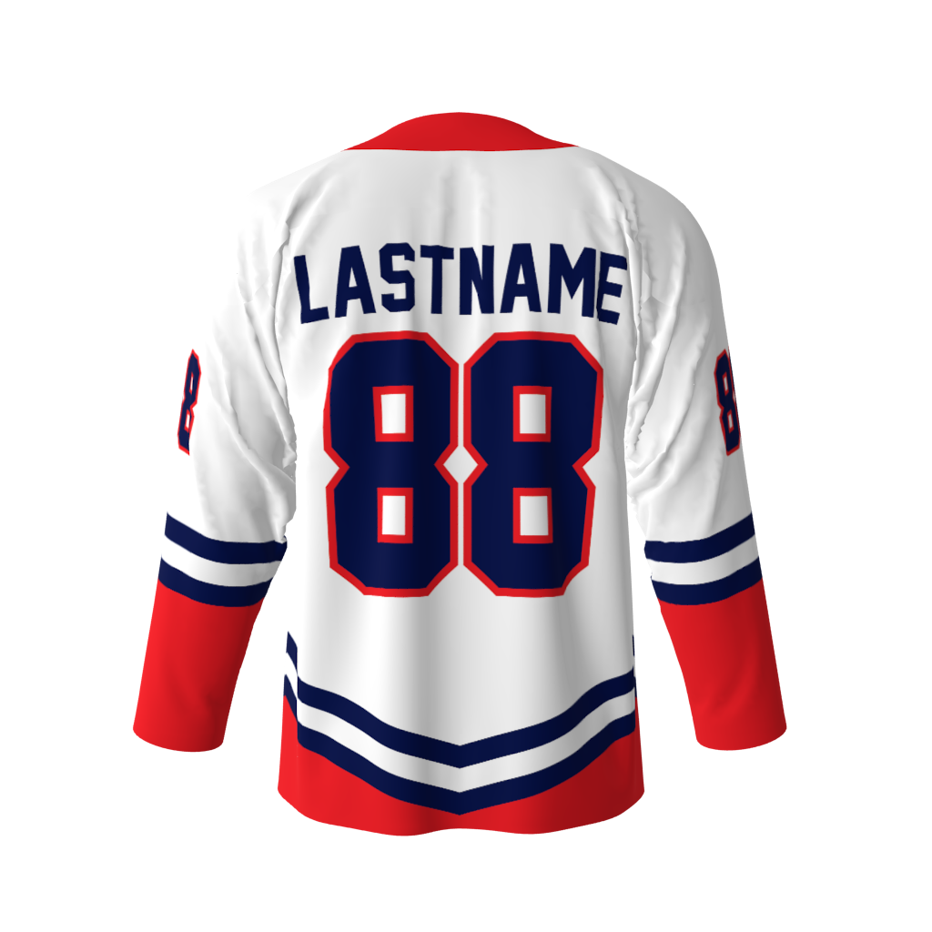 Seal Team Sticks White Hockey Jersey - Image 3