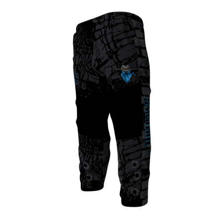 Outlaws Blue Inline Hockey Pants