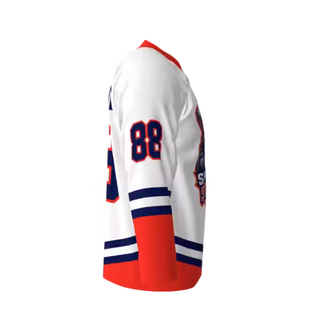 Seal Team Sticks White Hockey Jersey - Image 4