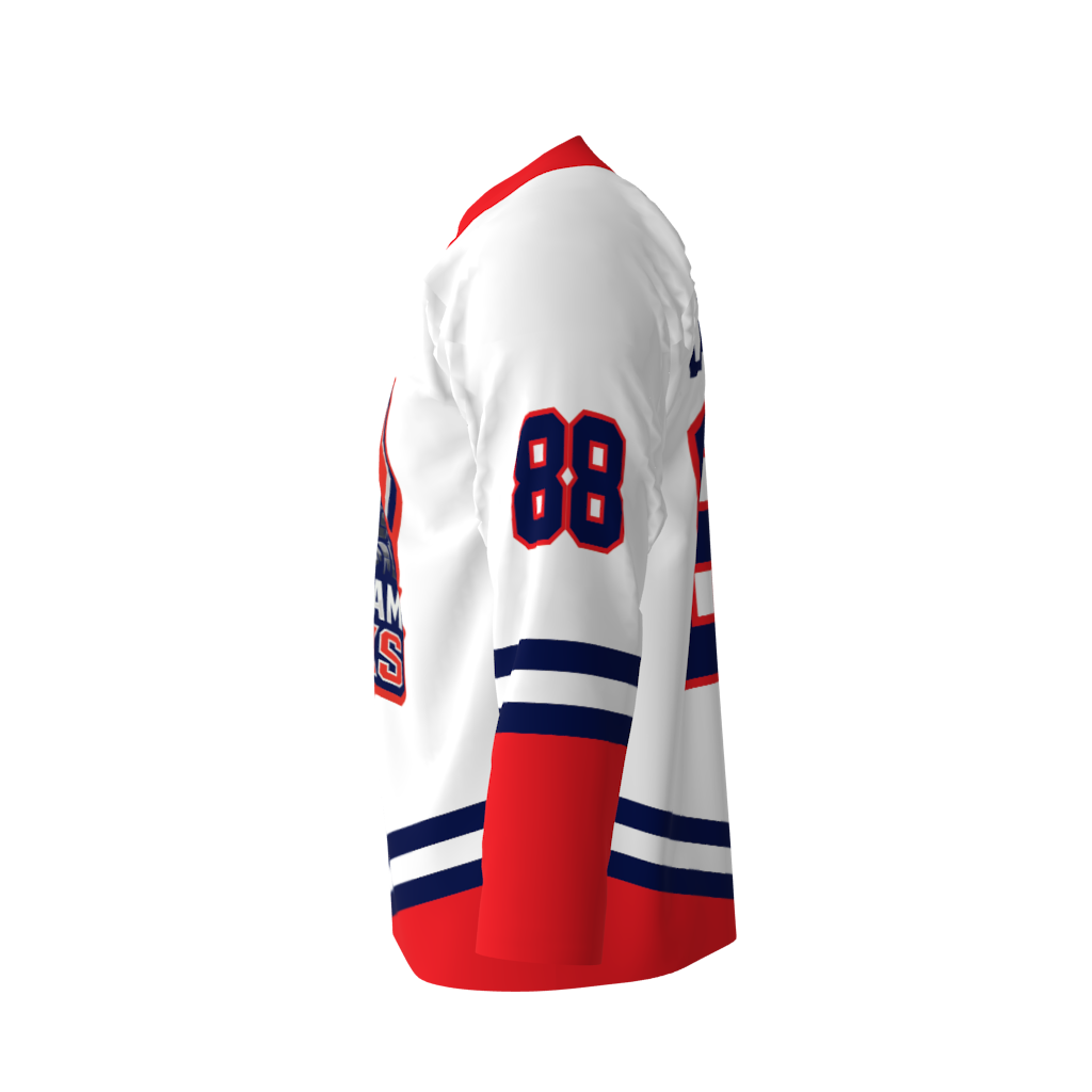 Seal Team Sticks White Hockey Jersey - Image 2