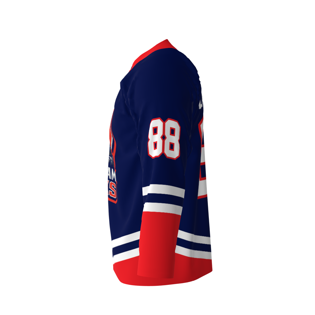 Seal Team Sticks Blue Hockey Jersey - Image 2
