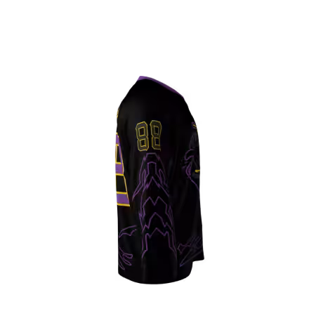 Kraken Black Hockey Jersey - Image 4