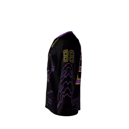 Kraken Black Hockey Jersey - Image 3