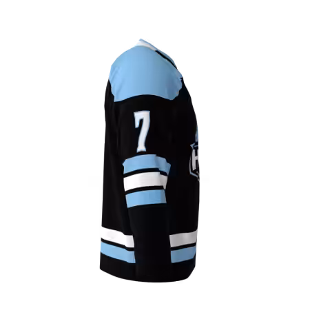 Graham Hawks Black Hockey Jersey - Image 4