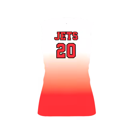 Jets White Women's Volleyball Jersey - Front