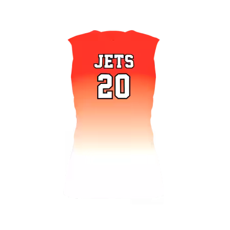 Jets Red Women's Volleyball Jersey - Front