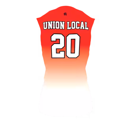 Jets Red Women's Volleyball Jersey - Back
