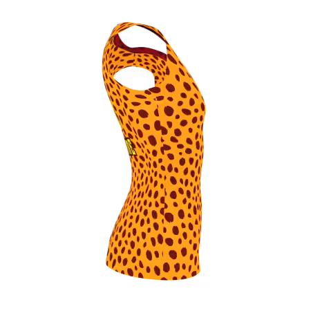 Flaming Hot Cheetahs Women's Volleyball Jersey - Side View