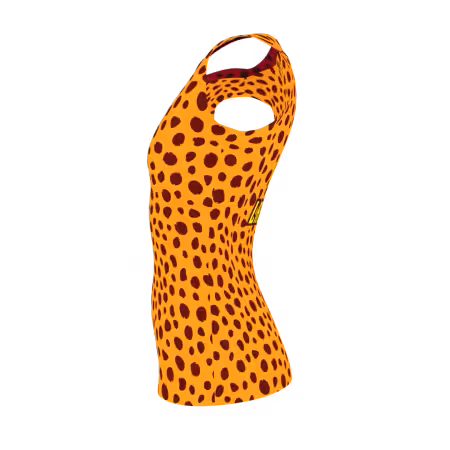 Flaming Hot Cheetahs Women's Volleyball Jersey - Side View
