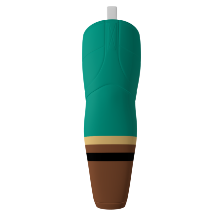 Franken Ducks Teal Ice Hockey Socks