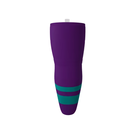 Alternative view of Dead Ducks Purple Ice Hockey Socks