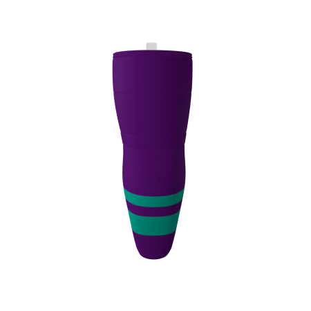 Alternative view of Dead Ducks Purple Ice Hockey Socks