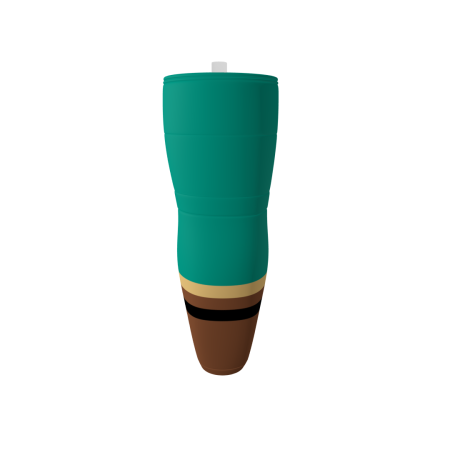 Alternative view of Franken Ducks Teal Ice Hockey Socks