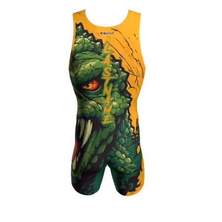 Alternative view of Lizzy Wrestling Singlet