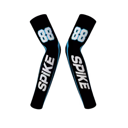 Spike volleyball arm sleeves with custom player number