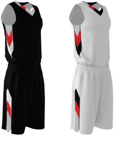 red black and white basketball jersey